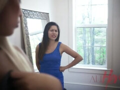 Grote kont, Grote mammen, Bruinharig, Hd, Lesbisch, Moeder, Spaans, Tiener