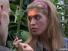 18 летние, Большой член, Блондинки, Минет, Секс без цензуры, На природе, Наездница, Бритые