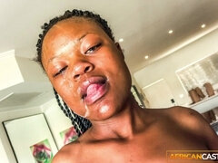 Africano, Amateur, Verga grande, Tetas grandes, Semen en la boca, Corridas, Realidad, Tragarse