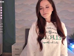 Amateur, Nana, Gros seins, Solo, Allumeuse, Adolescente, Nénés, Webcam