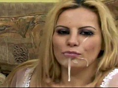 Blasen, Spermaladung, Aufs gesicht abspritzen, Hardcore, Riesig, Titten