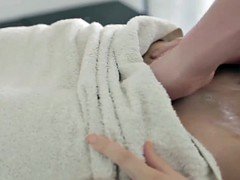 18, ブロンド, フェラチオ, マッサージ, ティーン, ヴァージン