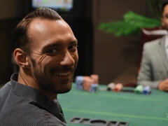 Bisexuell, Blasen, Gehörnter ehemann, Kehlenfick, Handjob, Rotschopf, Tätowierung, Titten