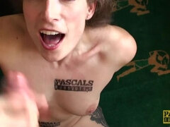 Fingerfucked english slut dickriding maledom