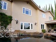 Kont, Grote kont, Blond, Rondborstig, Hd, Lesbisch, Tiener, Tieten likken