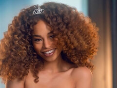 Incroyable, Cul, Noir ébène, Doigter, Béant, Lingerie, Chaussures, Mouillée