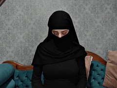 アラブ, 淫乱熟女, 一人