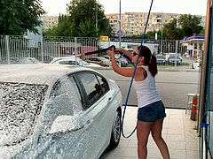 Mamada, Coche, Al aire libre, Público