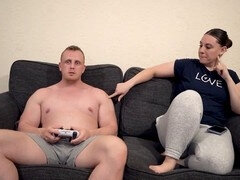 Family taboo sex, playing video games, hd videos