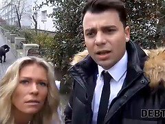 Blondine, Blasen, Hardcore, Geld, Piercing, Realität, Rau, Russisch