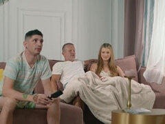 美女, デカチン, フェラチオ, 浮気者, 浮気する, Hd, ロシア人, ティーン