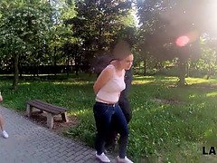 Grosser schwanz, Blasen, Braunhaarige, Geschnappt, Europäisch, Polizei, Rau, Jungendliche (18+)