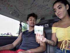 Picked up twink fucks hunk asshole in van for money