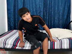 Aziatisch, Sperma shot, Voeten fetish, Aftrekken, Alleen