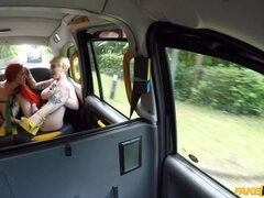 Backseat toying with Alexxa Vice & Pixie Peach