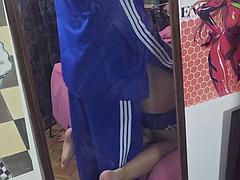 Astrid Cutes Jealous Girlfriend Fucked in Mirror Reflection