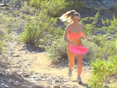 In den arsch, Frau, Fingern, Hd, Nudist, Solo, Spielzeuge