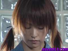 Asiático, Japonés, Masturbación, Coleta, Coño, Adolescente