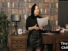 Leie, Schwanz, Domination, Weibliche domination, Fetisch, Lingerie, Natürlichen titten