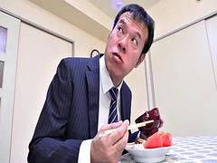フェラチオ, 中出し, カワイイ, 手コキする, 旦那, 日本人, 淫乱熟女, 馬乗り