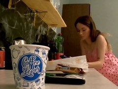 露出狂, 彼女, 下着, 小柄, オマンコ, スカート, ティーン, 締まりの良い