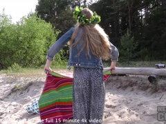 Playa, Al aire libre, Público, Flaco
