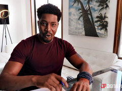 舐める尻, フェラチオ, 茶髪の, キス, なめる, オフィス, タトゥー, 三人