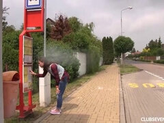 Club Seventeen's Best of Hardcore Action - Euro Teen Gets Outdoors and Gets Nailed Hard!
