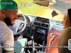 Любители, В машине, Хд, Латиноамериканки, От первого лица, На публике