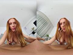 Tridimensionnel, Gros cul, Gros seins, Sucer une bite, Hard, Pov, Rousse roux, Nénés