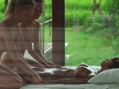 美女, エロティック, フェティッシュ, レズビアン, マッサージ, 天然, 自然山雀, ロシア人