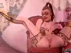 Fetisj, Latex, Leer, Masker, Masturbatie, Alleen, Kousen