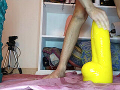 In den arsch, Dildo, Faustfick, Klaffend