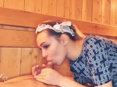 Sperma, Sperma in mond, Sperma shot, Hd, Roodharige vrouw, Saunazaal, Schoolmeisje, Tiener