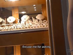 Hunt4k. mature hunter spreads beauty while her cuckold boyfriend watches this