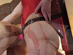 素人, デカ尻, 着衣女と全裸男, フェムドム, フェティッシュ, 指いじり, 淫乱熟女, 穴開きパンティ