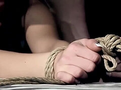 Bondage discipline sadomasochisme, Gebondenheid, Vrouw, Fetisj, Vingeren, Straf, Ruw, Slet