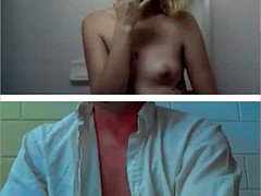glass dildo on omegle