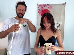 Couple, Exhib, Jeux, Hd, Petite femme, Public, Adolescente, Nénés