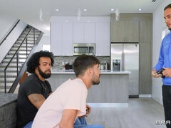 巨乳な, エロ熟女, ハードコア, 淫乱熟女, ポルノスター, 現実, シャワー, 三人