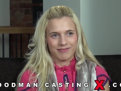 Bezaubernd, Schlafzimmer, Blondine, Blasen, Spermaladung, Muschi, Rasiert, Dürr