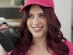 Arsch, Grosser schwanz, Grosse titten, Blasen, Hundestellung, Hd, Milf, Rotschopf