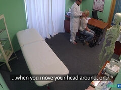 Beautiful Squirting Blonde Migraine Cured By My Cock - Perky Tits Blonde Babe in Reality Hospital Sex