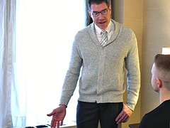 アナル, 舐める尻, デカチン, フェラチオ, 医者, ゲイ, ハードコア, キス