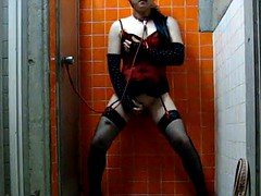 Leie, Asiatisch, Japanische massage, Masturbation, Öffentlich, Dusche, Spielzeuge
