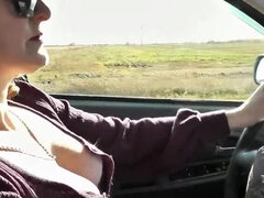 ブロンド, 車, 毛深い, Hd, 裸, オマンコ, ヤリマン, ストッキング