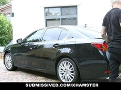 デカパイ, ボンデージ, チン, Hd, 赤毛, ラフ, 拘束, オッパイの