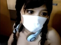 Asiatique, Gros seins, Hd, Masturbation, Nue  à poil, Solo, Adolescente, Webcam