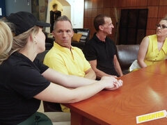 お尻, ブロンド, フェラチオ, 爸, チン, ハードコア, Hd, 淫乱熟女