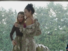 素人, お尻, ビーチ, 彼女, レズビアン, 裸, アウトドア, ティーン